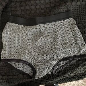 Black and Gray Mesh Boxer Briefs